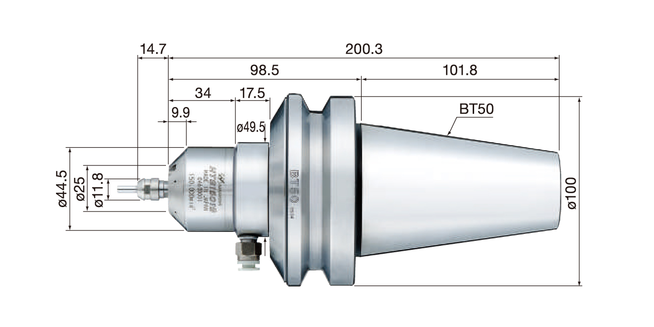 氣動主軸刀柄 氣動主軸刀柄